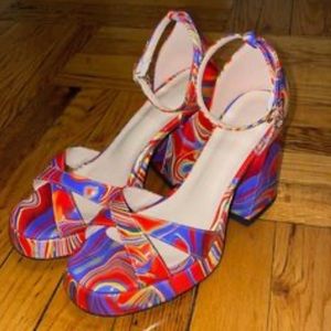 ★ 🔥 YODEKS Sandals Platform Chunky Block Heels Strap Round Sexy Work Dan…